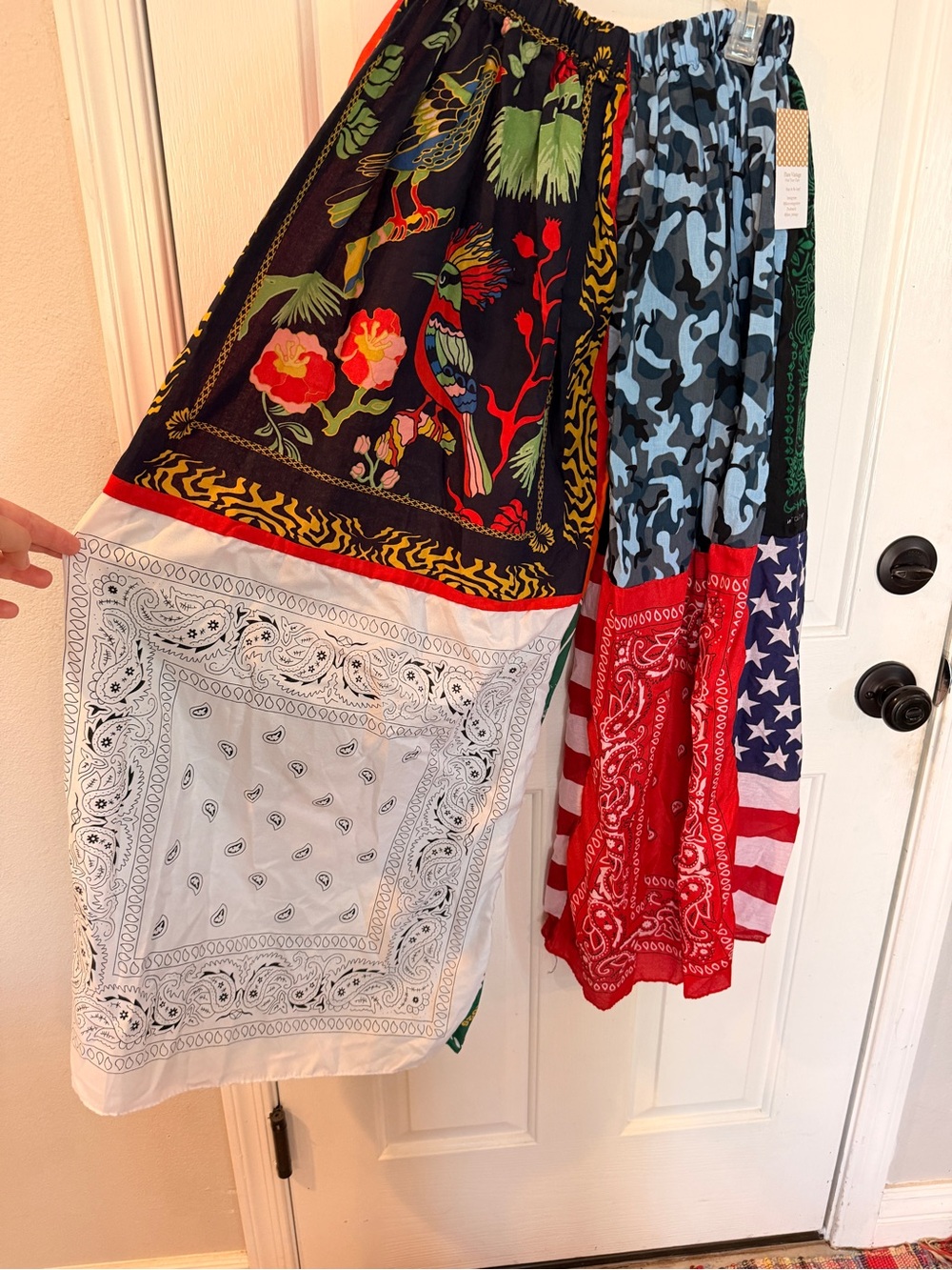 Handmade Upcycled Bandana Pants